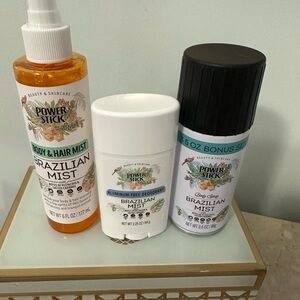 Brazilian Mist Skincare Trio - White and Black